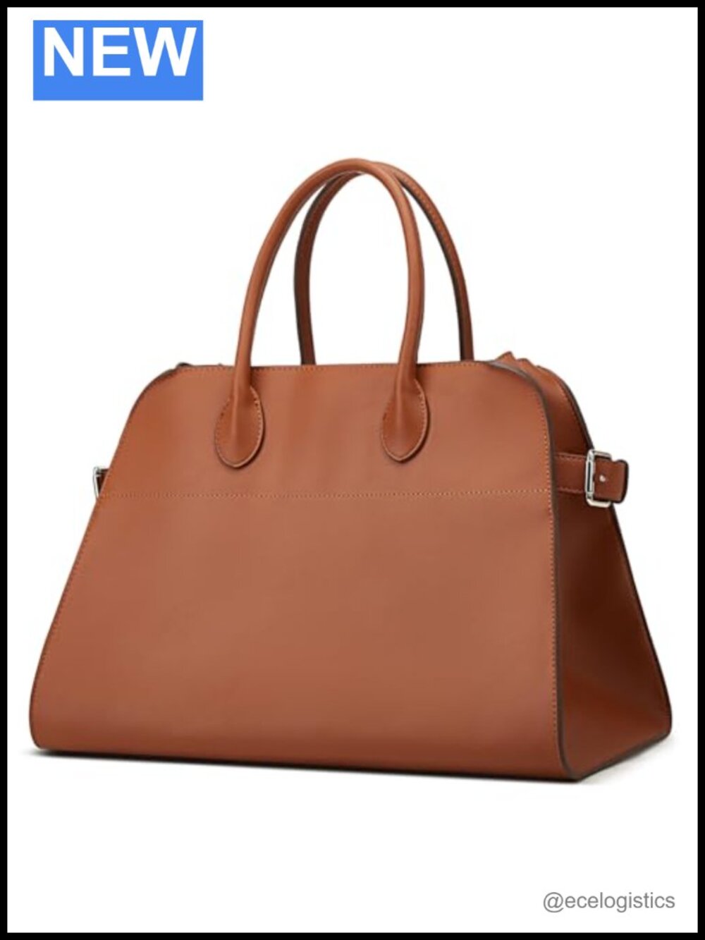 Vegan Leather Slouchy Large Tote Bag Top-Handle Shoulder Work Travel Purse